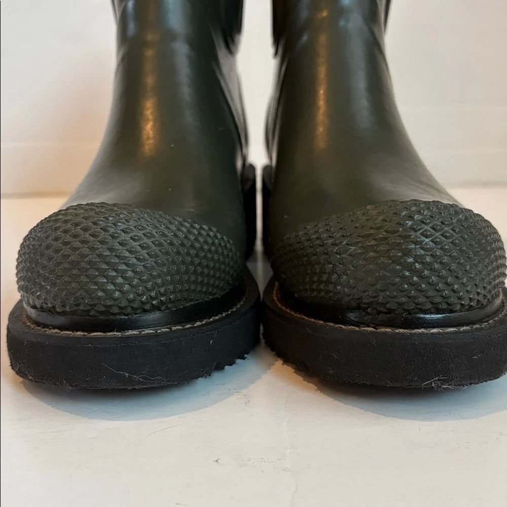 Ilse Jacobsen Rub 47’ short rubber waterproof boots w heel army green Sundance